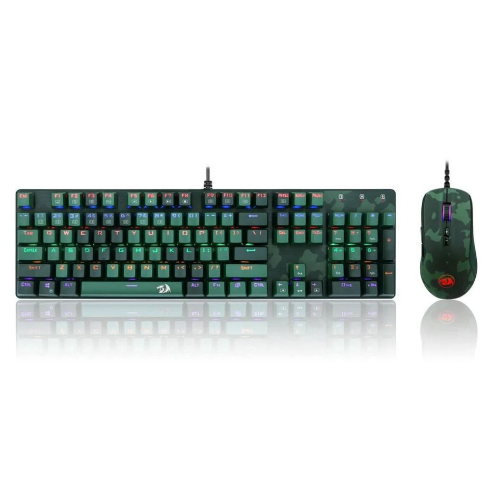REDRAGON ST-01 MECHANICAL RGB GAMING KEYBOARD + RGB GAMING MOUSE