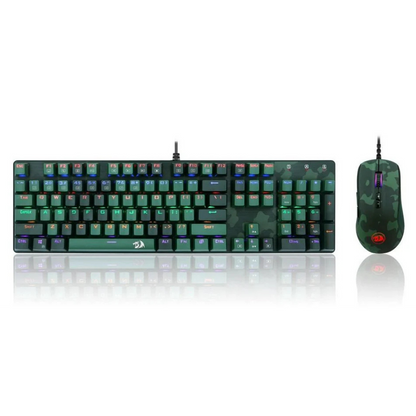 REDRAGON ST-01 MECHANICAL RGB GAMING KEYBOARD + RGB GAMING MOUSE