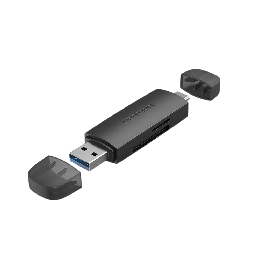 VENTION 2 IN 1 USB-C/USB-A OTG MICROSD/SD CARD READER