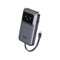 UGREEN PB511 POWERBANK 10000MAH 30W W/ BUILT-IN USB-C CABLE & LED DISPLAY (1XUSB-A, 1XUSB-C)