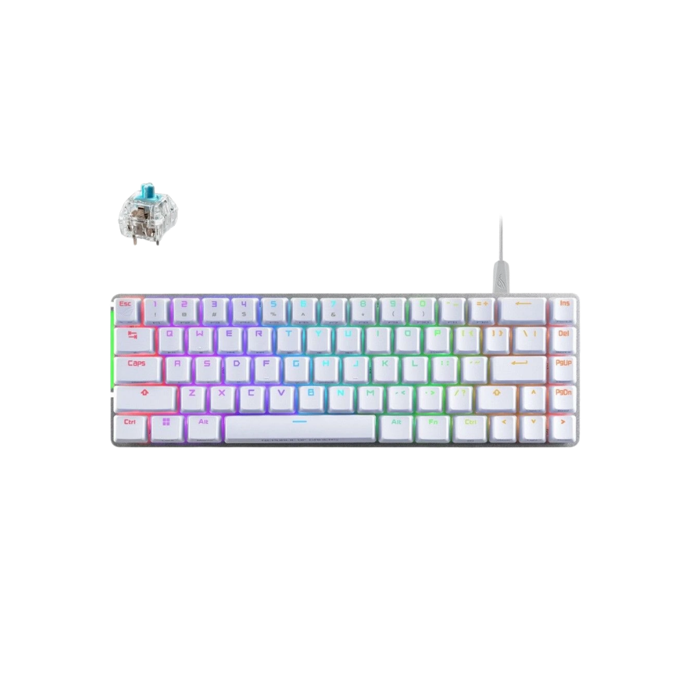 ASUS ROG FALCHION RX LOW PROFILE 65% COMPACT RGB MECHANICAL GAMING KEYBOARD