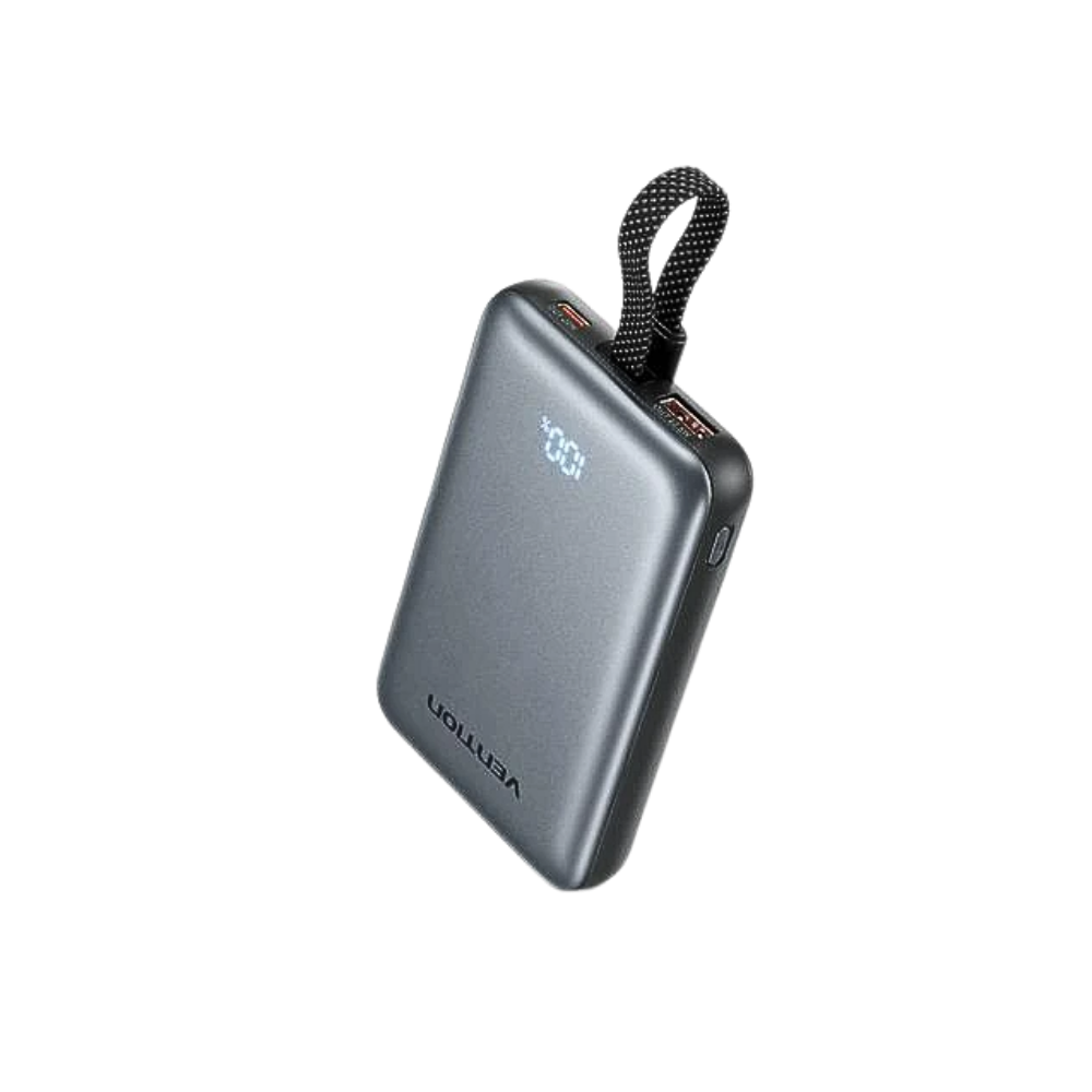 VENTION 10000MAH 22.5W MAGNETIC WIRELESS POWERBANK (1XUSB-C, 1XUSB-A) GRAY