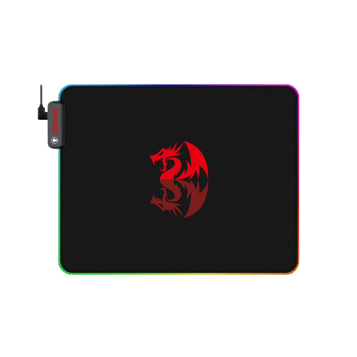REDRAGON P026 PLUTO 330X260MM RGB GAMING MOUSE PAD (3MM)