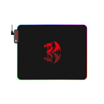 REDRAGON P026 PLUTO 330X260MM RGB GAMING MOUSE PAD (3MM)
