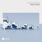 DOTTED GREAT WAVE 900X400MM DESK MAT (4MM)