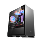 DARKFLASH DLM22 MICRO ATX CASE W/ MAGNETIC HINGED DOOR TEMPERED WINDOW