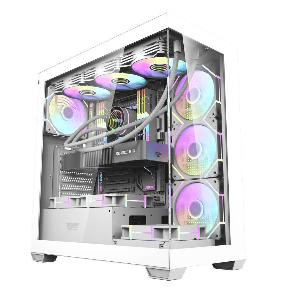 DARKFLASH DS900 ATX CASE W/ TEMPERED GLASS PANORAMIC SIDE
