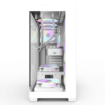 DARKFLASH DS900 ATX CASE W/ TEMPERED GLASS PANORAMIC SIDE
