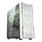 DARKFLASH DK431 ATX TOWER CASE W/ TEMPERED GLASS SIDE PANEL (WHITE)