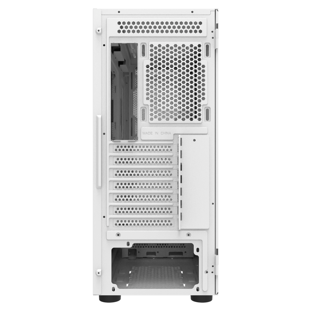 DARKFLASH DK431 ATX TOWER CASE W/ TEMPERED GLASS SIDE PANEL (WHITE)