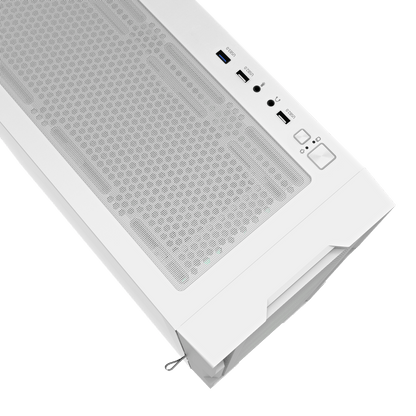 DARKFLASH DK431 ATX TOWER CASE W/ TEMPERED GLASS SIDE PANEL (WHITE)
