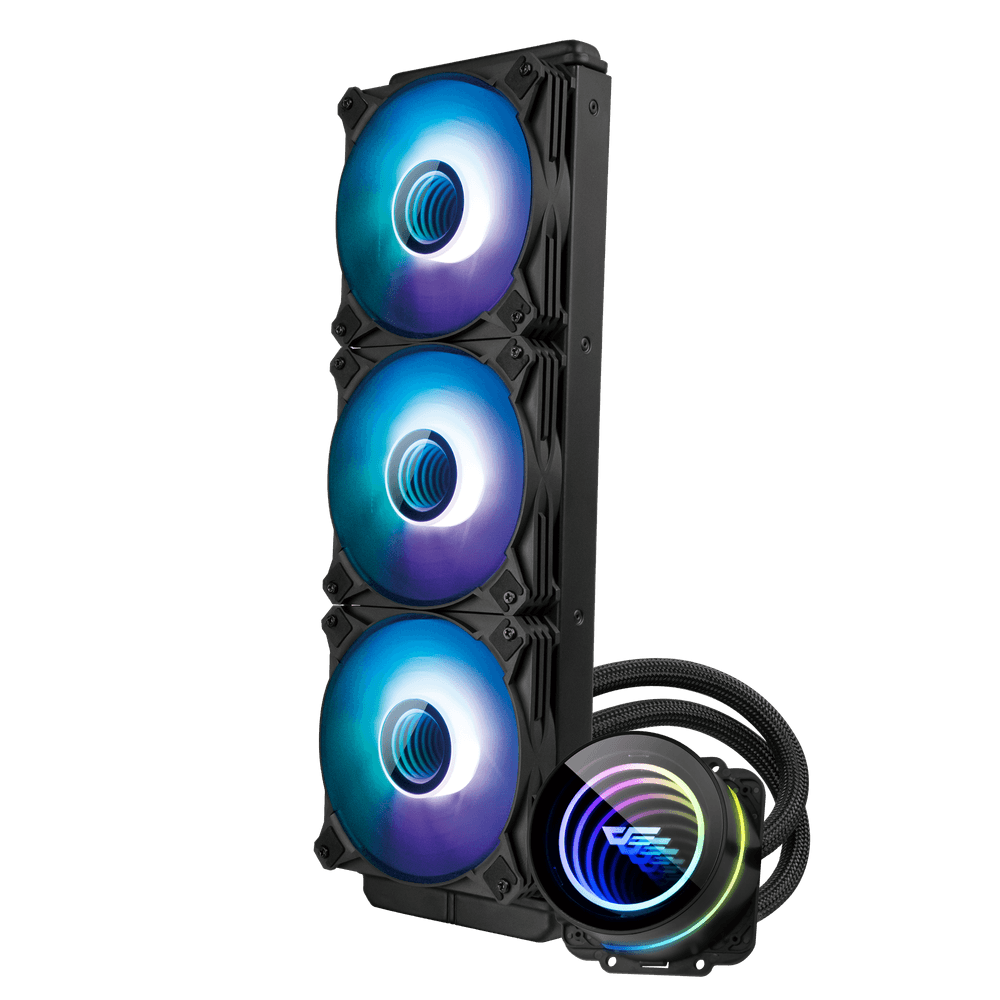 DARKFLASH TWISTER DX360 V2.6 ARGB AIO 360MM LIQUID CPU COOLER (LGA1700 READY)