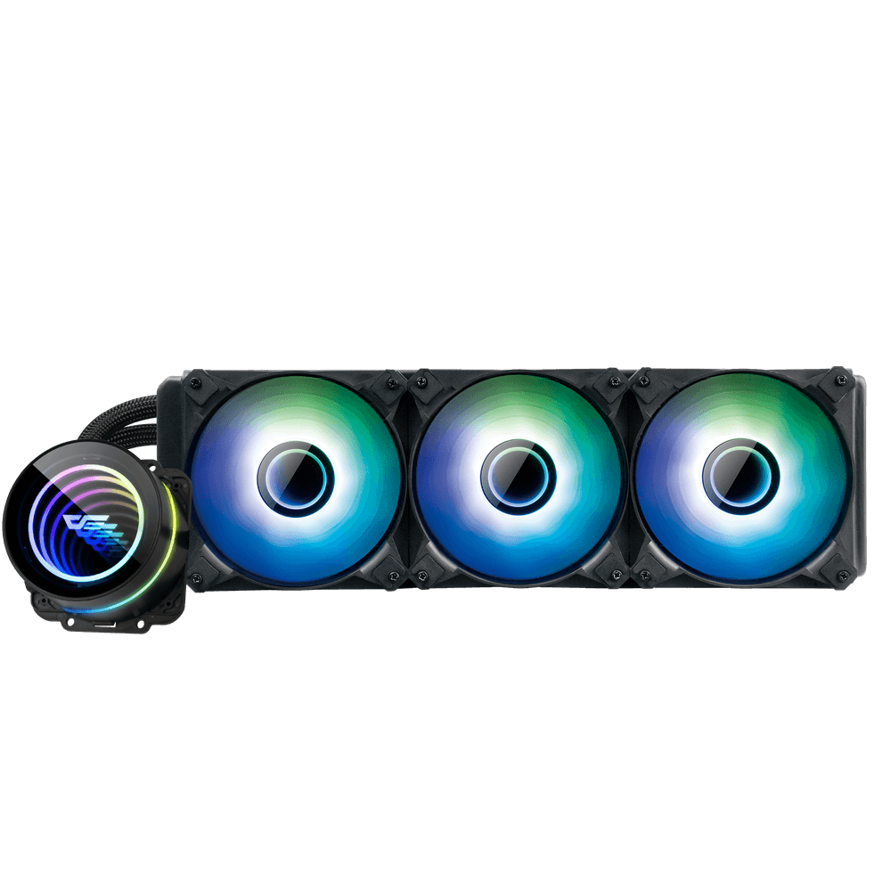 DARKFLASH TWISTER DX360 V2.6 ARGB AIO 360MM LIQUID CPU COOLER (LGA1700 READY)