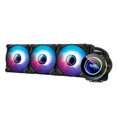 DARKFLASH TWISTER DX360 V2.6 ARGB AIO 360MM LIQUID CPU COOLER (LGA1700 READY)