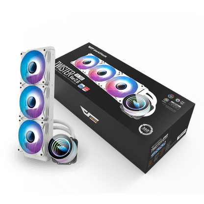 DARKFLASH TWISTER DX360 V2.6 ARGB AIO 360MM LIQUID CPU COOLER (LGA1700 READY)