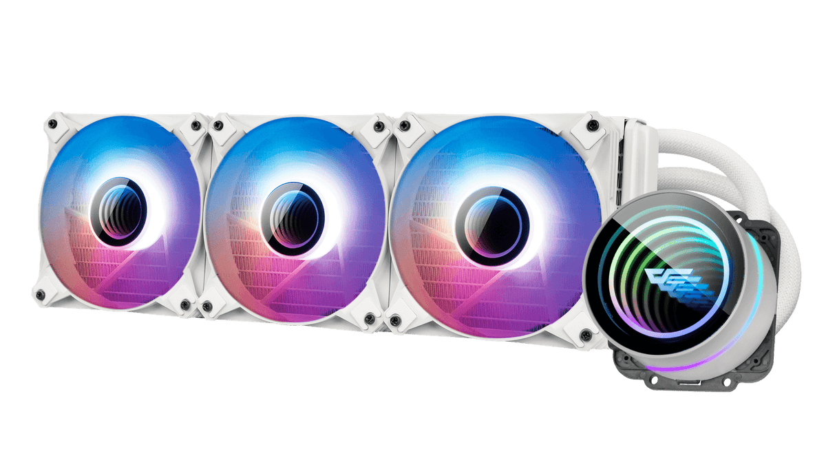 DARKFLASH TWISTER DX360 V2.6 ARGB AIO 360MM LIQUID CPU COOLER (LGA1700 READY)