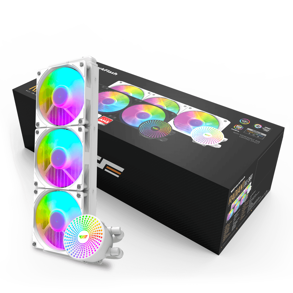 DARKFLASH RADIANT DC-360 ARGB AIO 360MM LIQUID CPU COOLER