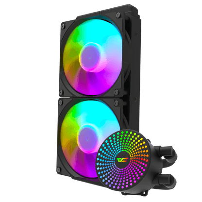DARKFLASH RADIANT DC-240 ARGB AIO 240MM LIQUID CPU COOLER