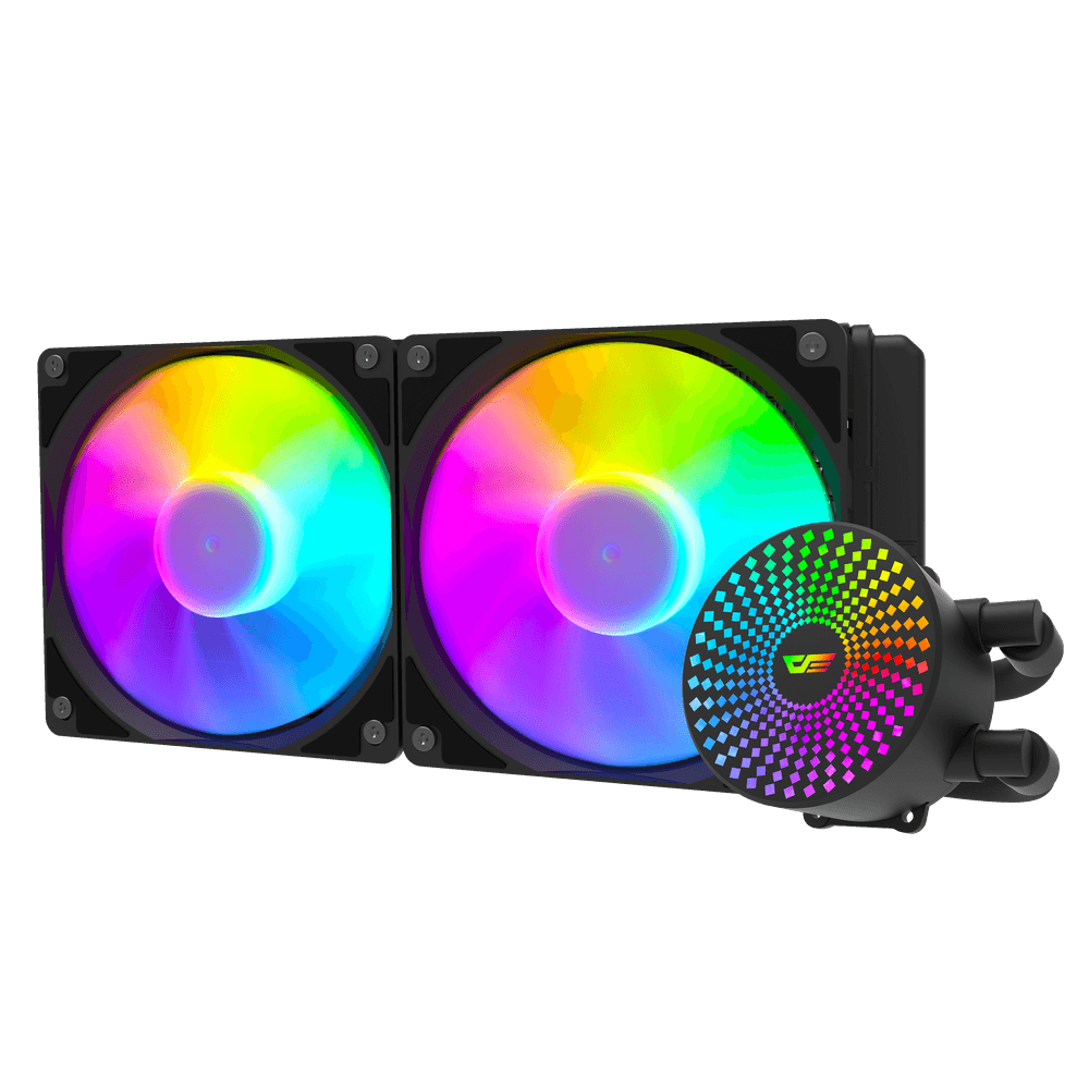 DARKFLASH RADIANT DC-240 ARGB AIO 240MM LIQUID CPU COOLER
