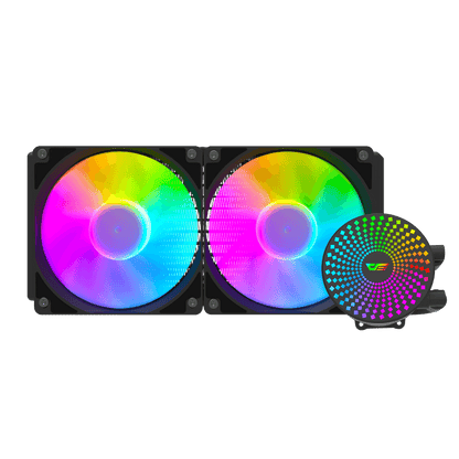 DARKFLASH RADIANT DC-240 ARGB AIO 240MM LIQUID CPU COOLER