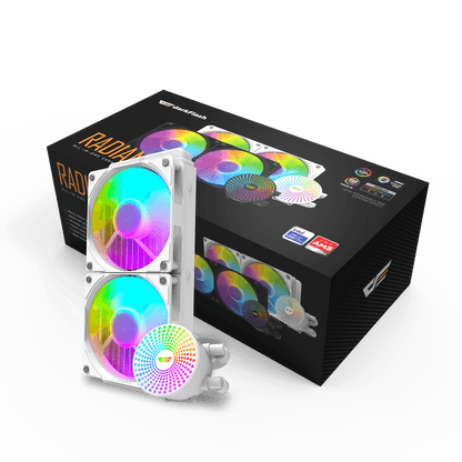 DARKFLASH RADIANT DC-240 ARGB AIO 240MM LIQUID CPU COOLER
