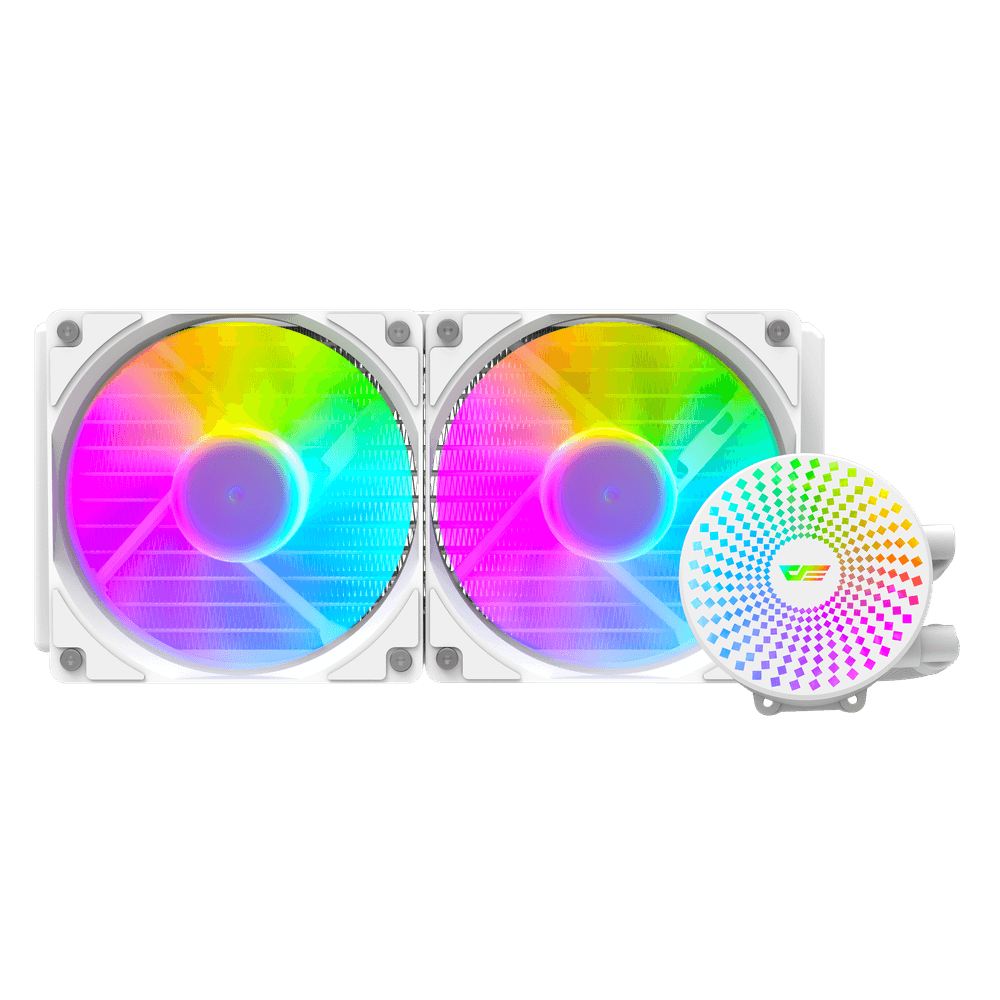 DARKFLASH RADIANT DC-240 ARGB AIO 240MM LIQUID CPU COOLER