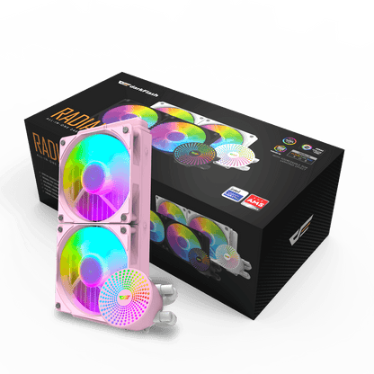DARKFLASH RADIANT DC-240 ARGB AIO 240MM LIQUID CPU COOLER