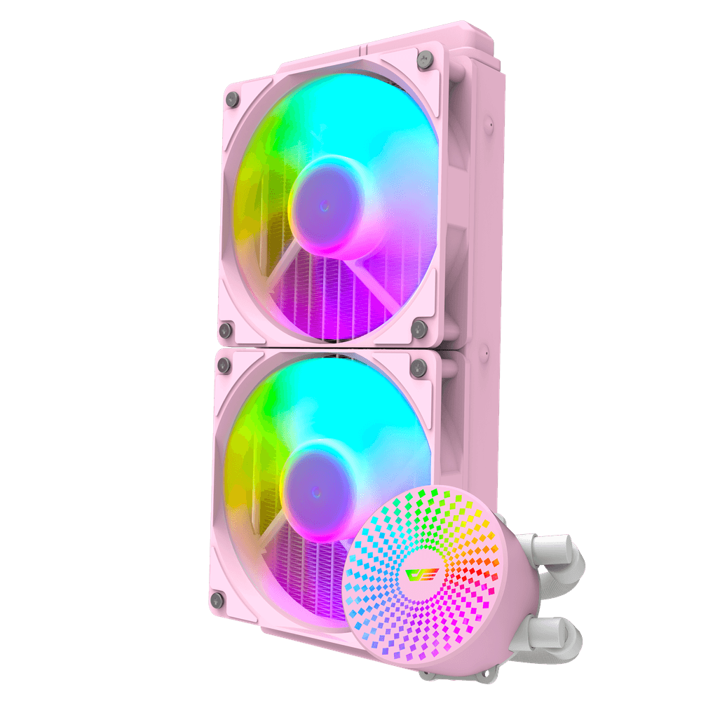 DARKFLASH RADIANT DC-240 ARGB AIO 240MM LIQUID CPU COOLER