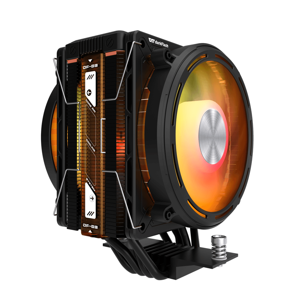 DARKFLASH E400 PLUS DUAL FAN TOWER CPU COOLER