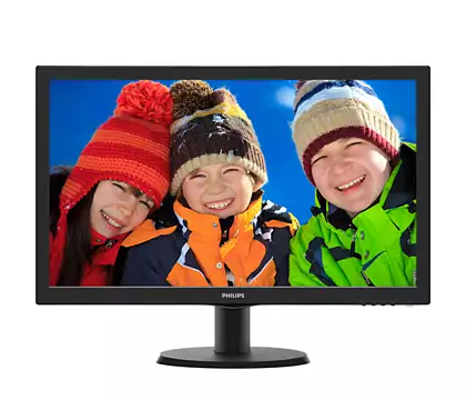 PHILIPS 243V5QHSBA/71 23.6" WIDE LED MONITOR (DB15, DVI, HDMI)