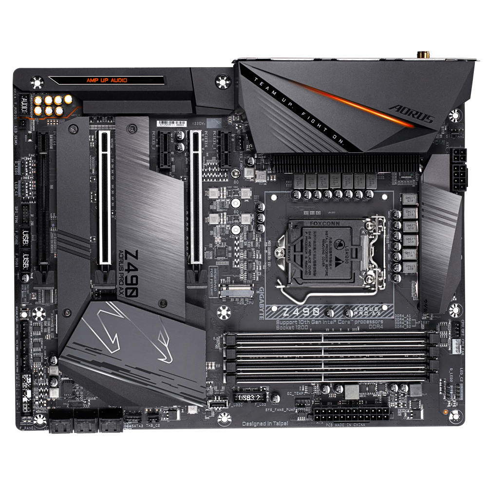 GIGABYTE Z490 AORUS PRO AX 4DDR4 2XM.2 MOTHERBOARD (HDMI) WIFI+BT