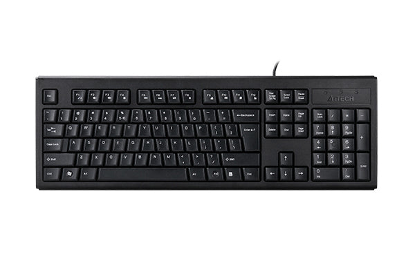 A4TECH KRS-83 PS2 COMFORT ROUND SPILL PROOF KEYBOARD (BLACK)