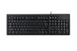 A4TECH KRS-83 PS2 COMFORT ROUND SPILL PROOF KEYBOARD (BLACK)