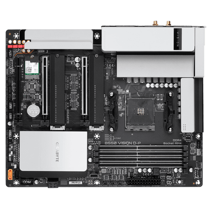 GIGABYTE B550 VISION D-P 4DDR4 2XM.2 MOTHERBOARD (HDMI, DP) WIFI+BT