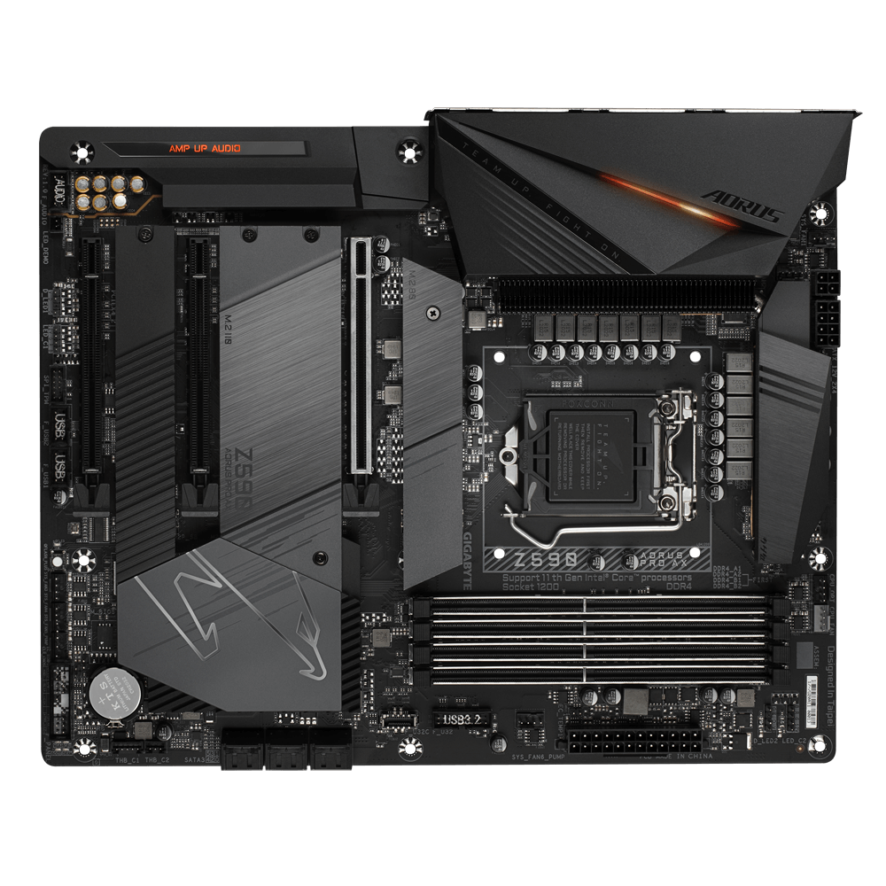 GIGABYTE Z590 AORUS PRO AX 4DDR4 4XM.2 MOTHERBOARD (DP) WIFI AX+BT