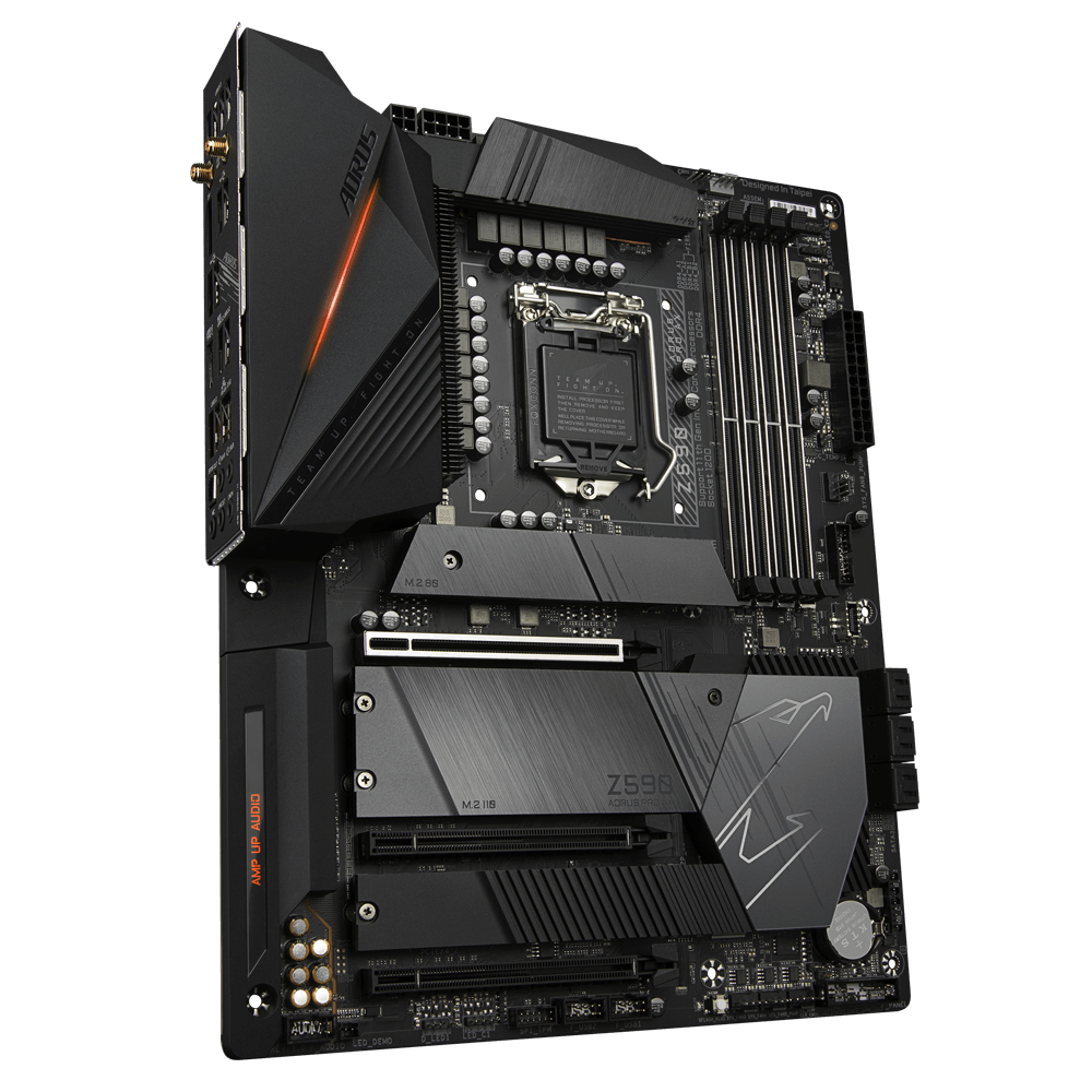 GIGABYTE Z590 AORUS PRO AX 4DDR4 4XM.2 MOTHERBOARD (DP) WIFI AX+BT