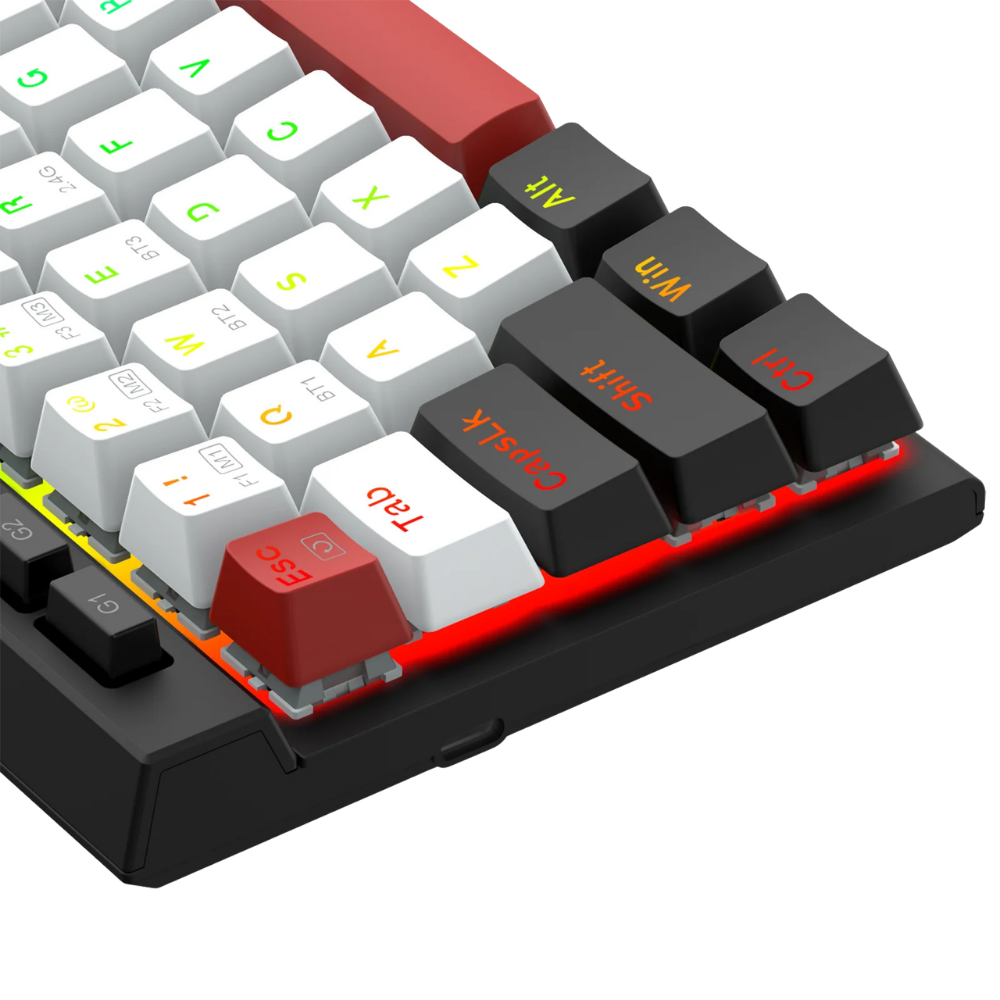REDRAGON MAGIC-WAND MINI PRO RGB TRI-MODE MECHANICAL GAMING KEYBOARD (RED SWITCH)