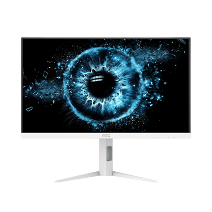 AOC Q27G4SL/WS 27" QHD LED IPS GAMING MONITOR 0.3MS 320HZ WLMNT W/ HAS (HDMI, DP) WHITE/SILVER