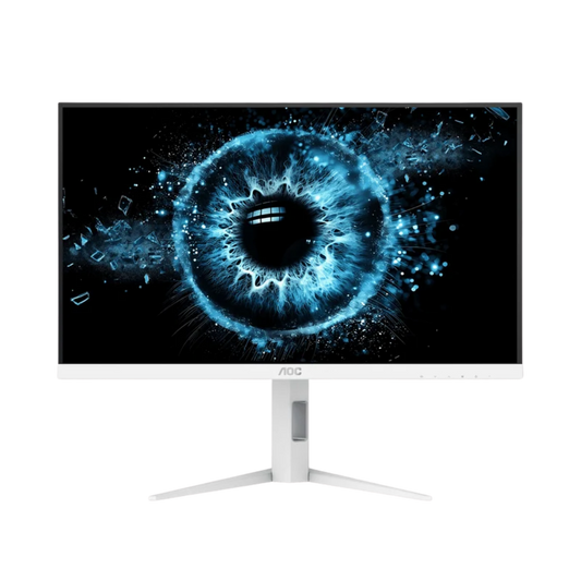 AOC Q27G4SL/WS 27" QHD LED IPS GAMING MONITOR 0.3MS 320HZ WLMNT W/ HAS (HDMI, DP) WHITE/SILVER