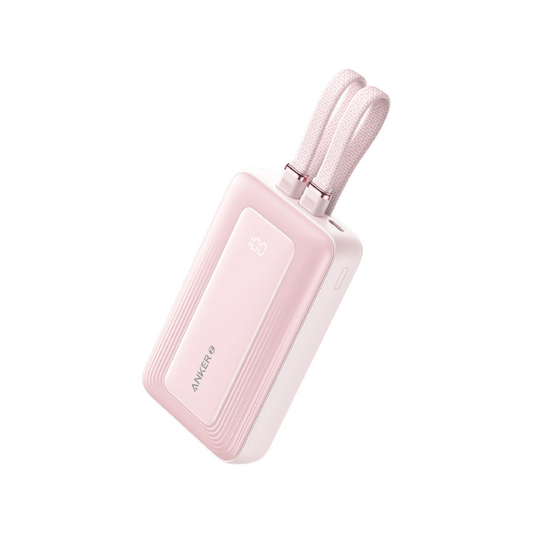 ANKER ZOLO 10000MAH W/ BUILT-IN 30W USB-C AND LIGHTNING CHARGING CABLE (1XUSB-A, 1XUSB-C) POWERBANK
