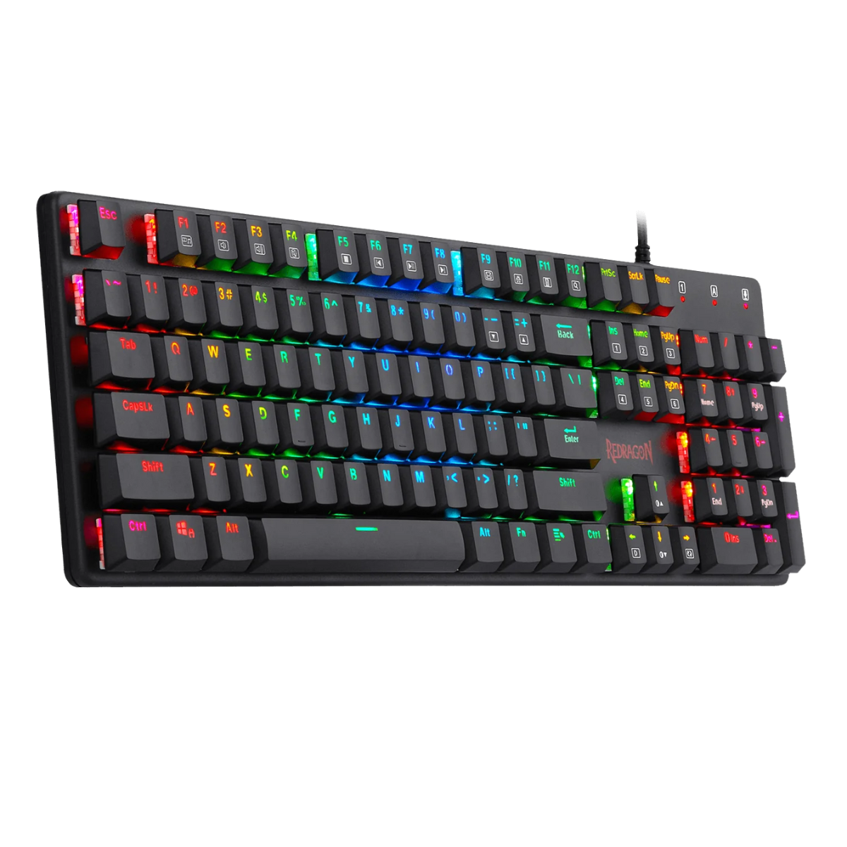 REDRAGON SHRAPNEL RGB MECHANICAL GAMING KEYBOARD (BROWN SWITCH)