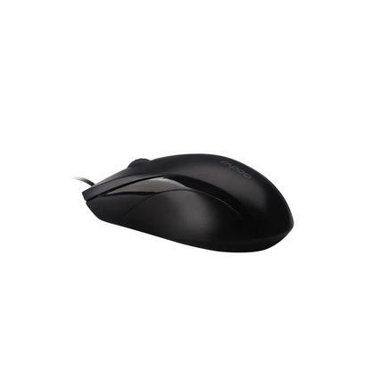 RAPOO N1200 SILENT USB WIRED MOUSE (BLACK)
