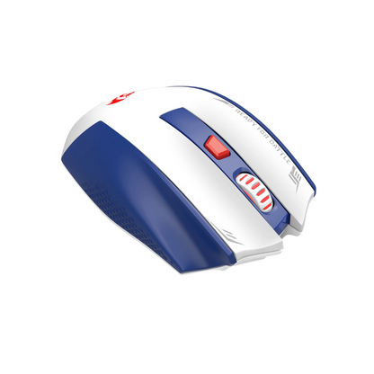REDRAGON WOKI SUPERLIGHT WIRELESS GAMING MOUSE (WHITE/BLUE)