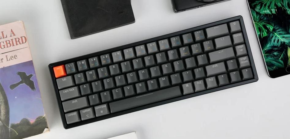 KEYCHRON K6 RGB 65% COMPACT TKL MECHANICAL KEYBOARD (RED SWITCH)