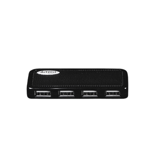 A4TECH HUB-64 USB 2.0 4PORTS BLACK (100CM)