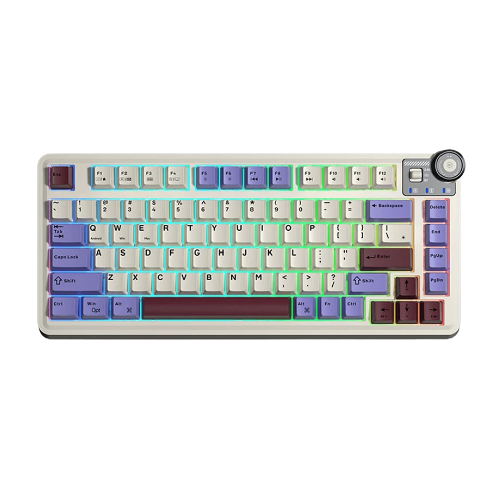 AULA AU75 3-in-1 HOT-SWAPPABLE RGB MECHANICAL WIRELESS KEYBOARD