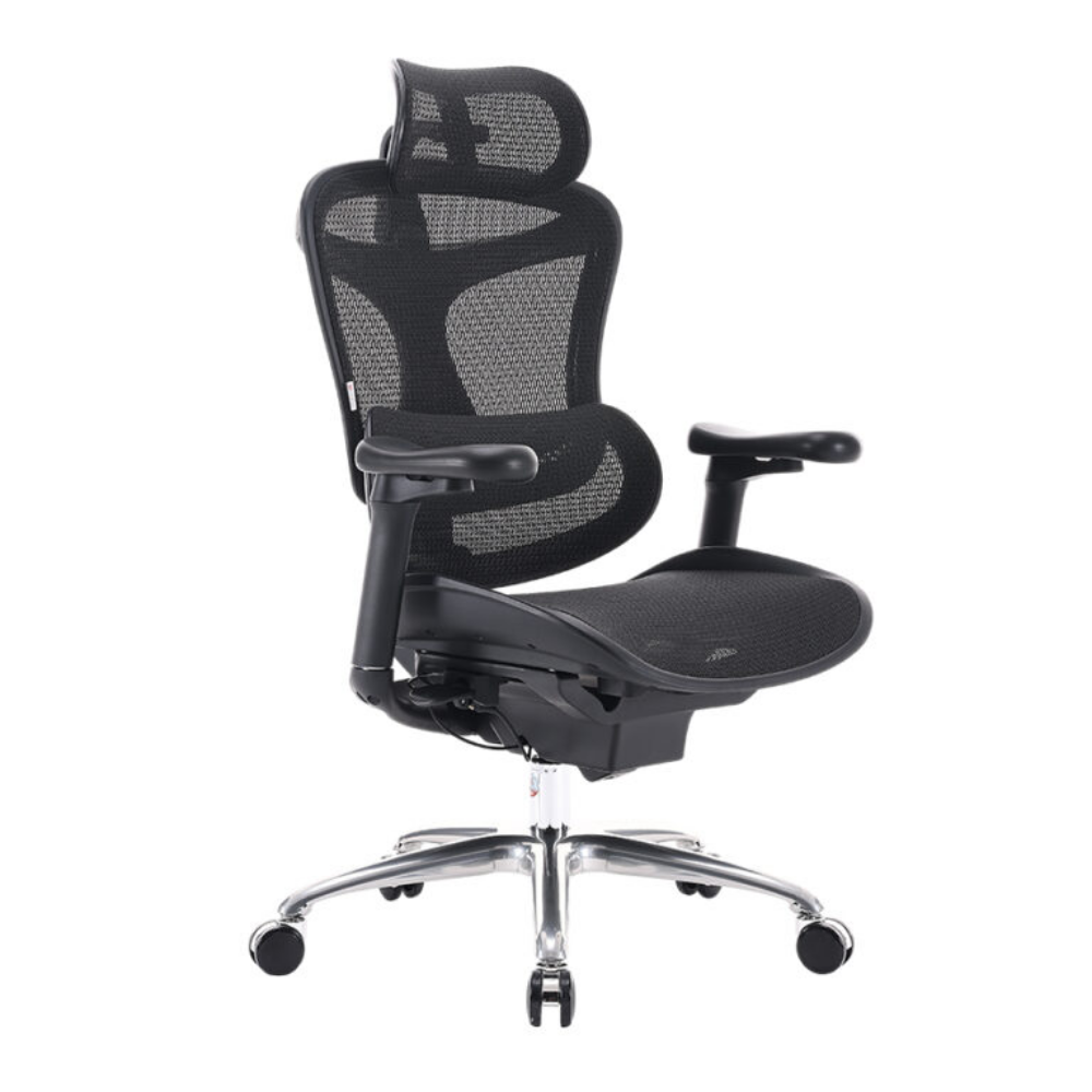 SIHOO DORO C300 (A3) ERGONOMIC CHAIR MESH SEAT W/ 3D HEADREST, 6D ARMREST & FOOTREST