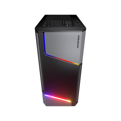 COUGAR MX360 RGB MID TOWER CASE W/ TEMPERED GLASS SIDE WINDOW, 1 ARGB FAN