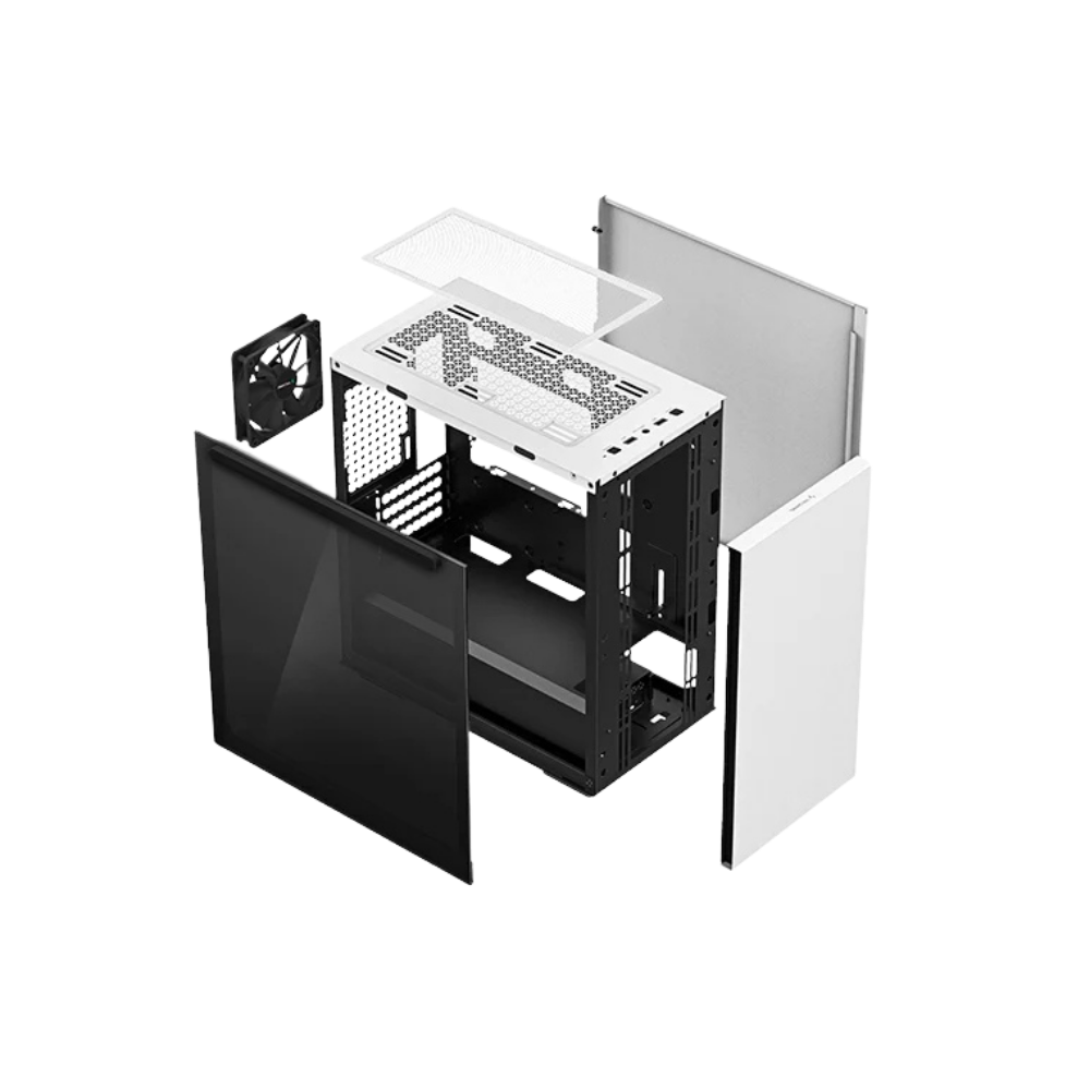 DEEPCOOL MACUBE 110 MICRO-ATX CASE (WHITE)