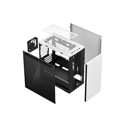 DEEPCOOL MACUBE 110 MICRO-ATX CASE (WHITE)